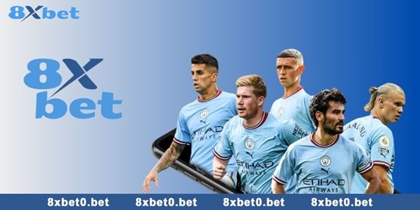 Logo của 8xbet với dòng chữ "8xbet với hơn 30 thể loại cá cược thể thao độc đáo